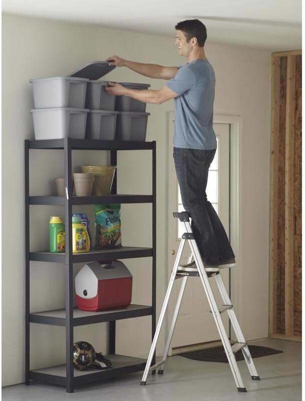 Cosco 20552GAB Aluminum Step Ladder, 5-Foot