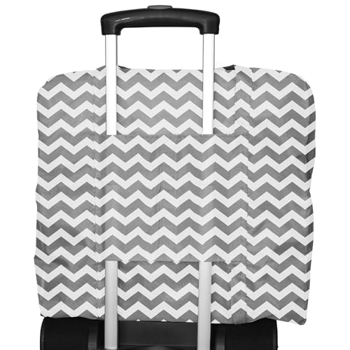 J.L. Childress Go-Go Travel Bag for Kids Backless Booster Seat - Compact Carrier for Airplane & Air Travel, For Toddler Backless Booster Car Seats, Fits Compact Strollers like GB Pocket - Deluxe, Grey