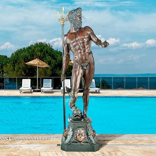 Design Toscano Neolithic Style Gaia Earth Mother Woman Indoor/Outdoor Garden Statue, 40 inches tall, Cast Stone Resin, Rough Stone Finish