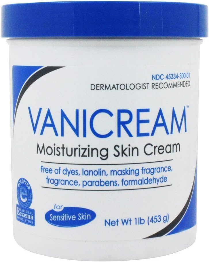 Vanicream Moisturizing Skin Cream for Sensitive Skin 16 oz (Pack of 7)