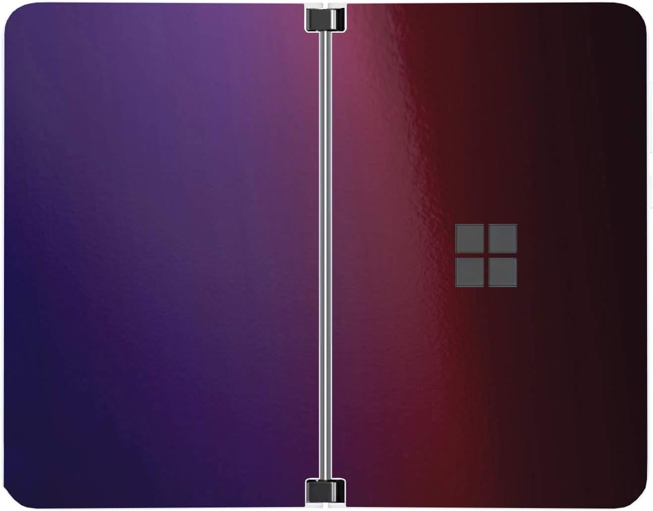 SopiGuard Sticker for Surface Duo Phone Edge-to-Edge Precision Vinyl Skin Wrap (Leather Textured)