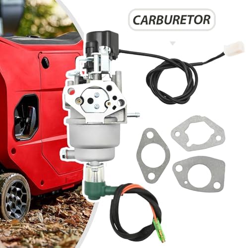 Anxingo Inverter Generator Carburetor, Replacement for Predator 9500 Watt Surper Quiet Generator, Replaces 57080 59188 with Air Intake Gaskets
