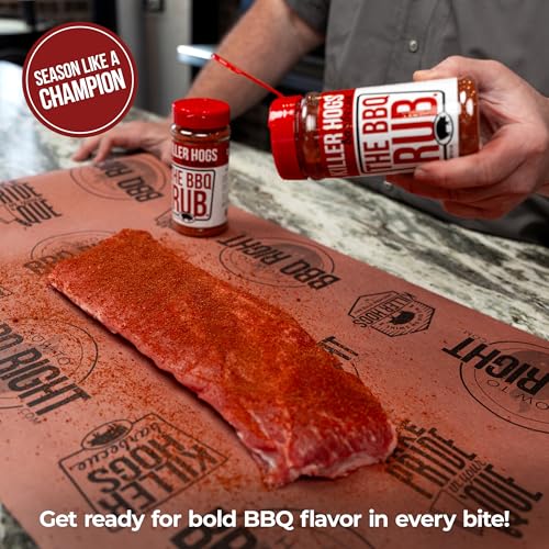 Killer Hogs The BBQ Rub, Grill and Smoking Seasoning, 11 oz | Championship Barbecue Spice Blend for Beef, Steak, Ribs, Burgers, Pork and Chicken, Convenient Shaker Container