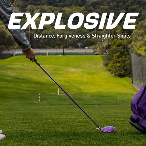 Precise M5 - Women's Golf Club Set - Purple | Titanium Driver, Fairway & Hybrid, Irons Through Wedge, Putter, Headcovers, Graphite Shafts, Petite To Tall