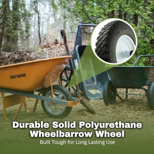 Marathon 00047 16" Knobby Flat Free Wheelbarrow Tire
