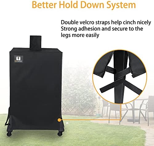 Grill Cover for Pit Boss 4/5-Series Vertical Pellet Smoker Cover | PBV4PS1, PBV5PW1, PBV4PS2, Heavy Duty Waterproof Pit Boss BBQ Cover