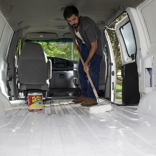 Flex Seal Liquid, Rubber Coating Sealant, Waterproof, Flexible, Breathable, and UV Resistant, Roof Repair, Basements, RV, Campers, Trailers, Marine
