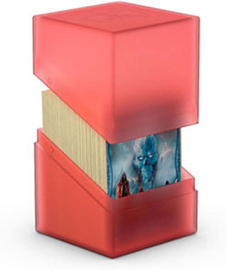 Ultimate Guard Boulder 100+ Classic, Deck Case for 100 Double-Sleeved TCG Cards, Emerald, Secure & Durable Storage for Trading Card Games, Soft-Touch Finish