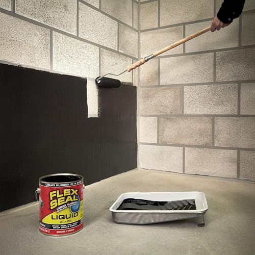 Flex Seal Liquid, Rubber Coating Sealant, Waterproof, Flexible, Breathable, and UV Resistant, Roof Repair, Basements, RV, Campers, Trailers, Marine