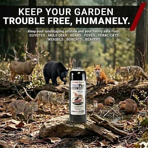 PredatorPee 100% Wolf Urine Natural Predator Scent Outdoor Yard Garden