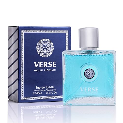 NovoGlow Verse Pour Homme Eau De Parfum Spray for Men Long Lasting Citrusy Floral & Masculine Fragrance Smell Fresh All Day Long Gift for Men for