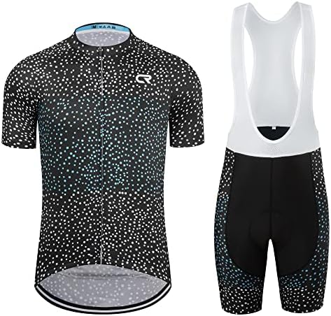 Coconut Ropamo CR Men's Cycling Jersey Set Road Bike Jersey Zipper Pocket Short Sleeves Cycling Kits Bib Shorts 3D Padded