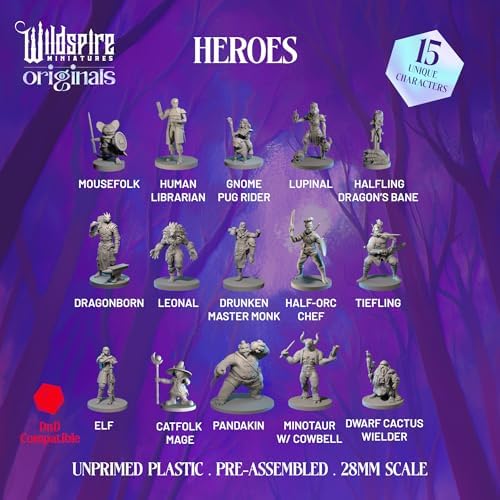 Wildspire Hero, Player-Character, NPC DND Miniatures