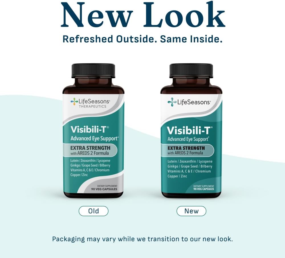 Visibili-T - Vitamin Supplement for Eye Health & Vision Support - Carrot Root, Chromium, Bilberry, Ginkgo Biloba, Grape Seed Extract, Lycopene, Vitamin A, Lutein & Zeaxanthin - 60 Capsules