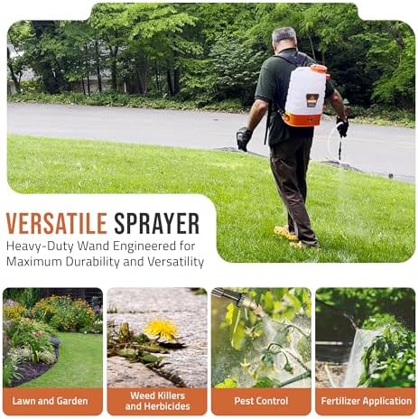 PetraTools 3 Gallon Battery Powered Backpack Sprayer - 2.5 Hour Runtime