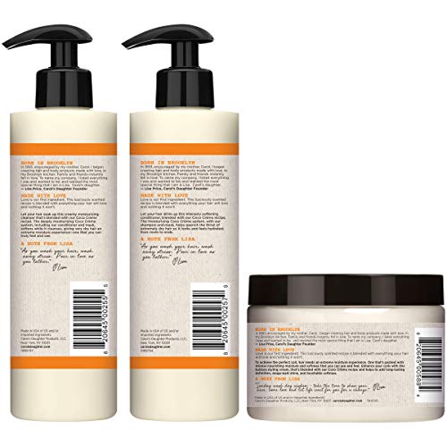 Carol’s Daughter Coco Creme Sulfate Free Shampoo and Conditioner Set with Silicone Free Hair Butter, for Very Dry Curly Hair