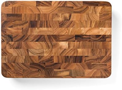 Ironwood Gourmet End Grain Union Stock Yard Professional Chopping Butcher Block, Brown