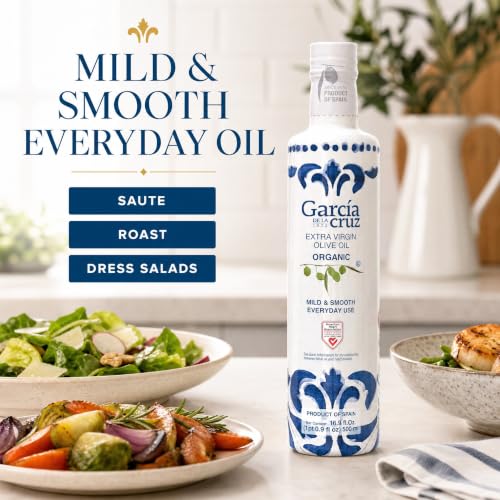Garcia de la Cruz Organic Everyday Extra Virgin Olive Oil, 16.9 FZ