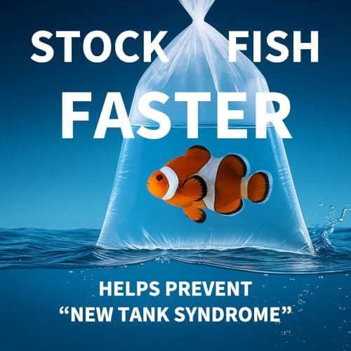 Saltwater Complete – Live Nitrifying Bacteria Blend for Saltwater & Reef Aquariums - Instant Cycle Marine Tank Starter - Removes Ammonia Nitrite - Clarifier - Safe for Fish Coral Invertebrates - 1Gal
