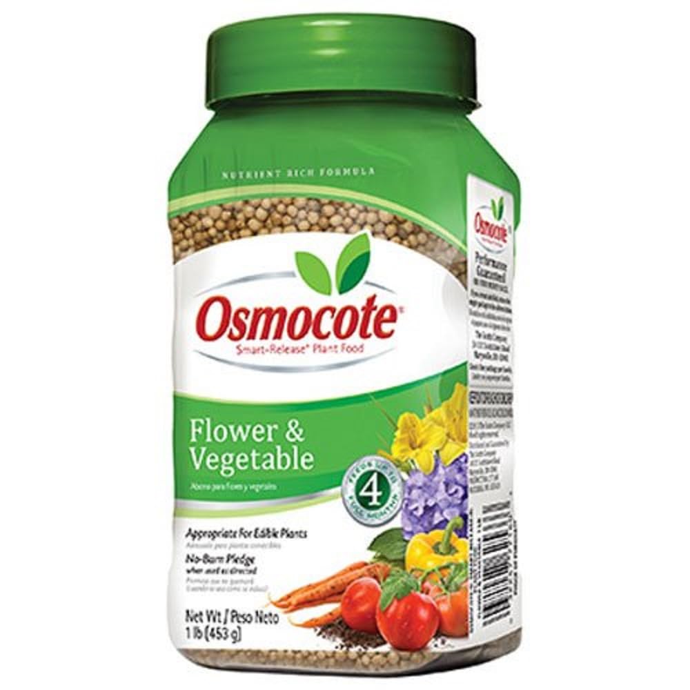 Osmocote Smart-Release Plant Food Flower & Vegetable, 4.5 lb. | For Edible Plants, Seasonal Vegetables, Fruits, Flowers, Herbs and More