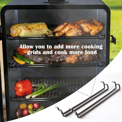 Cooking Grid Support Brackets for Pit Boss Replacement Parts, Compatible with Pit Boss 2 Series, 3 & 5 Series Vertical Smoker, Copperhead 7