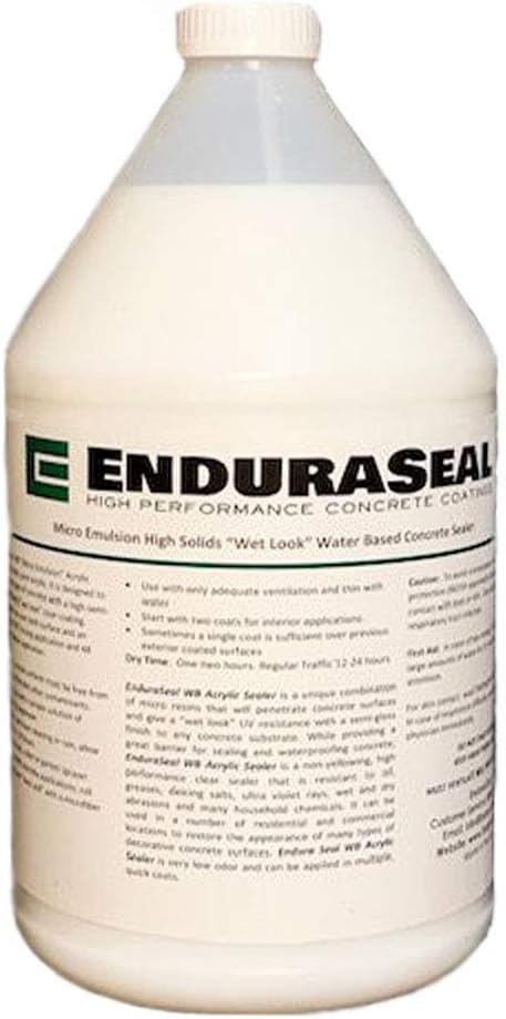 Acrylic Water Based Wet Look Semi Gloss Sealer - 1 Gallon