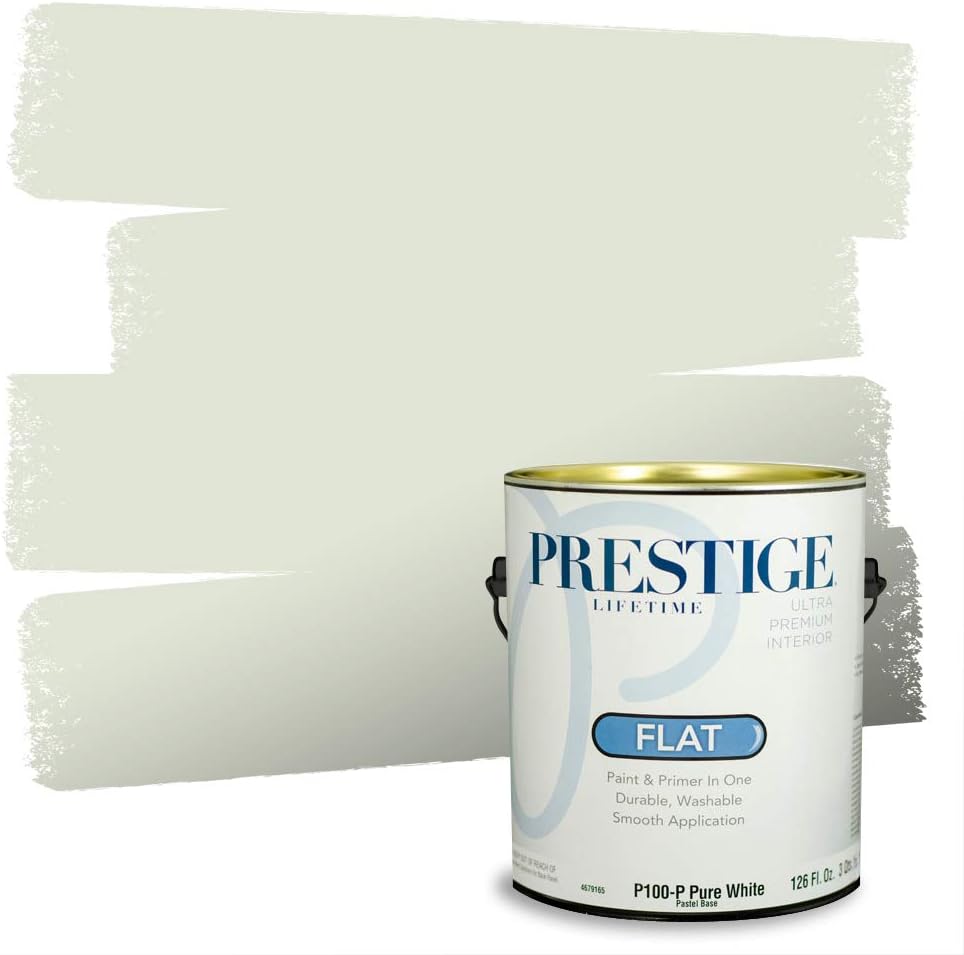 PRESTIGE Paints Exterior Paint and Primer In One, 1-Gallon, Semi-Gloss, Comparable Match of Sherwin Williams* Shamrock*
