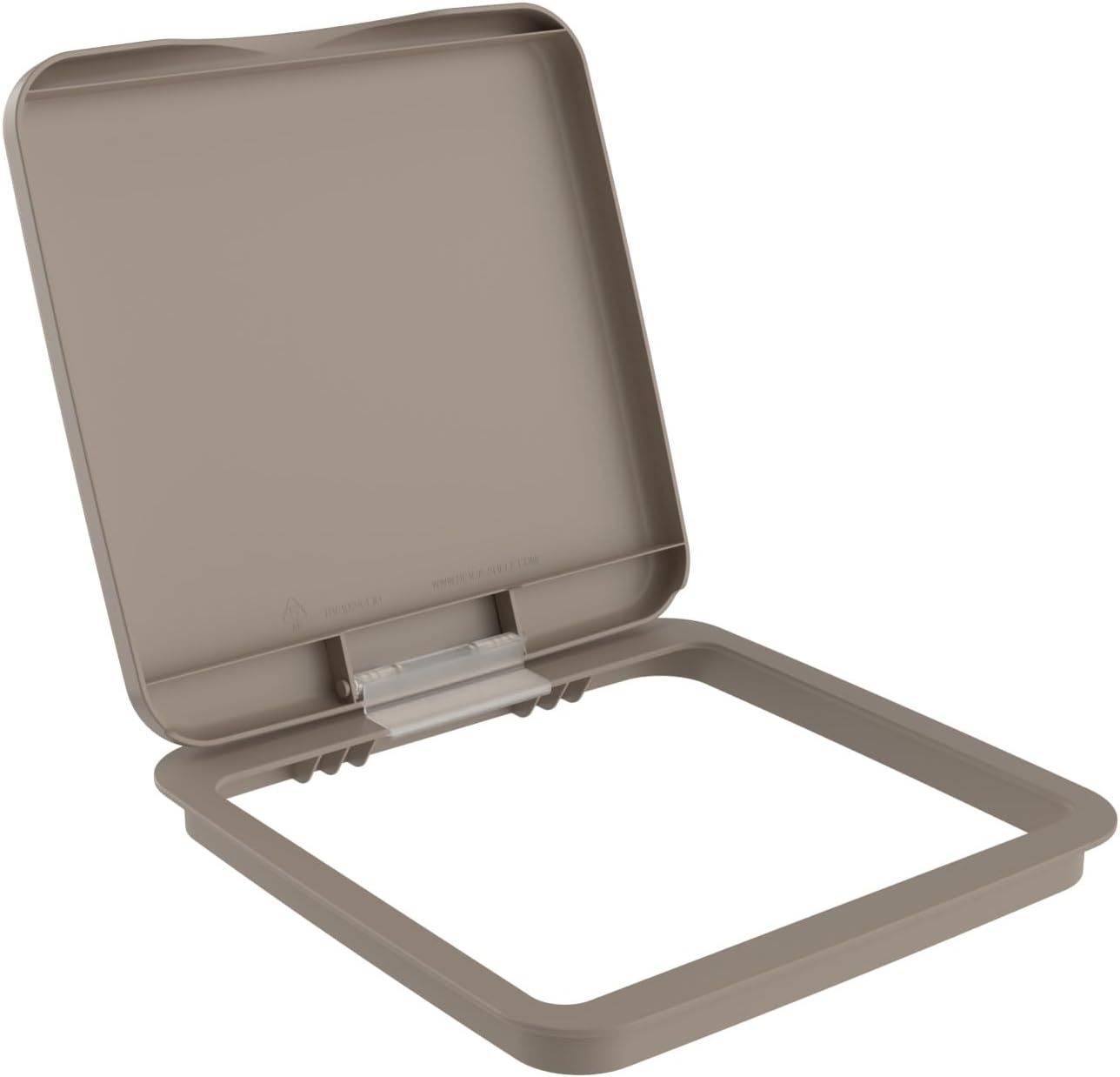 Rev-A-Shelf 35 Qt Under Sink Garbage Can Lid for Base Kitchen and Bathroom Cabinet, Replacement Plastic Trash Bin Lid Only, White, RV-35-LID-1