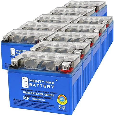Mighty Max Battery YTX4L-BS Gel Battery for ATV Quad Dirt/Pit Bike 50/70/110/125 CC Brand Product