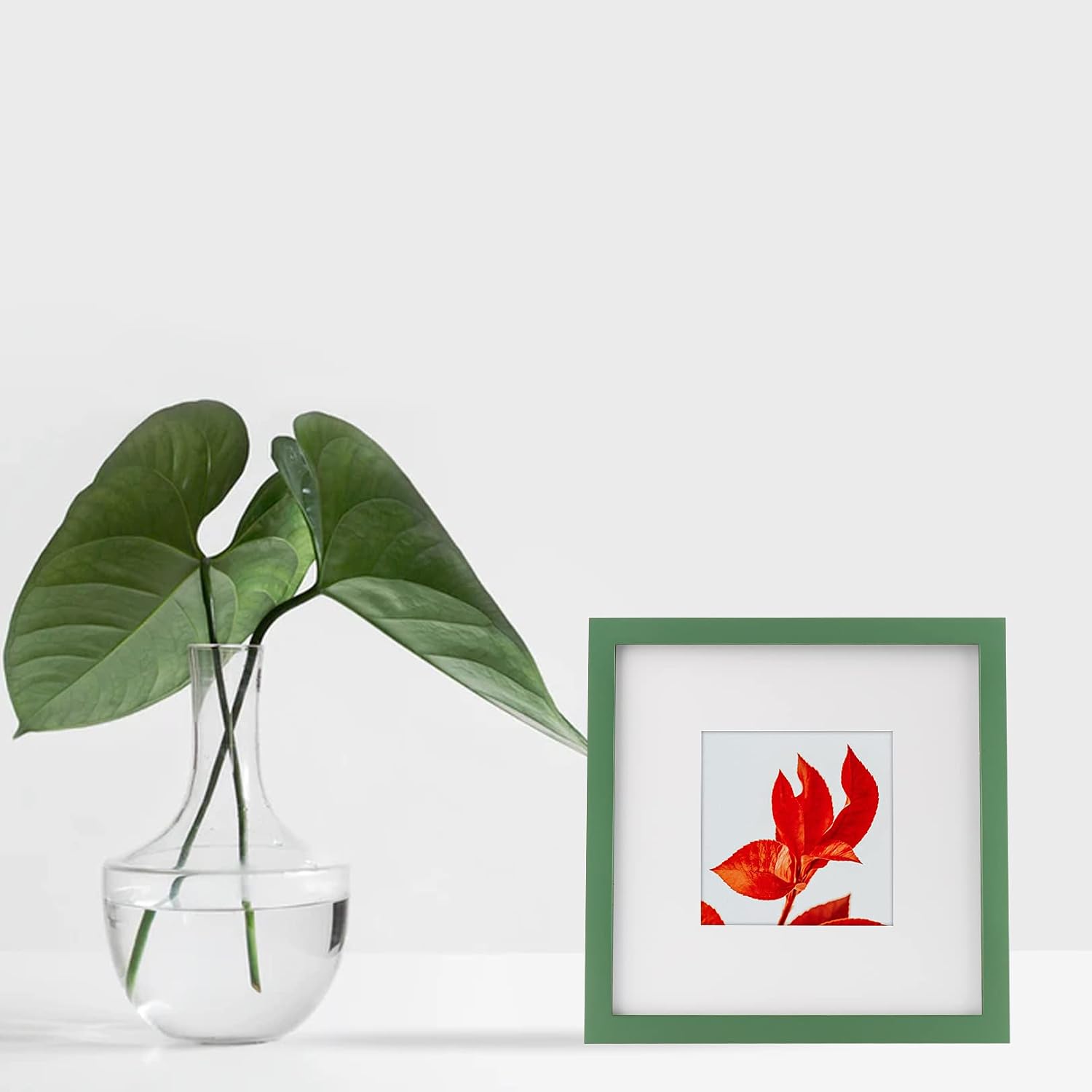WUTL 8x8 Black Picture Frames Square