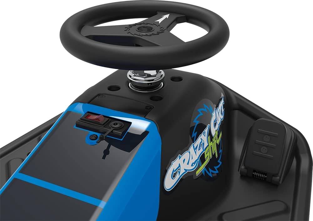Razor Crazy Cart Shift Electric Go Kart for Kids Ages 6+ - 12V Drifting System, High/Low Speed Switch, Simplified Drifting, Riders up to 120 lbs