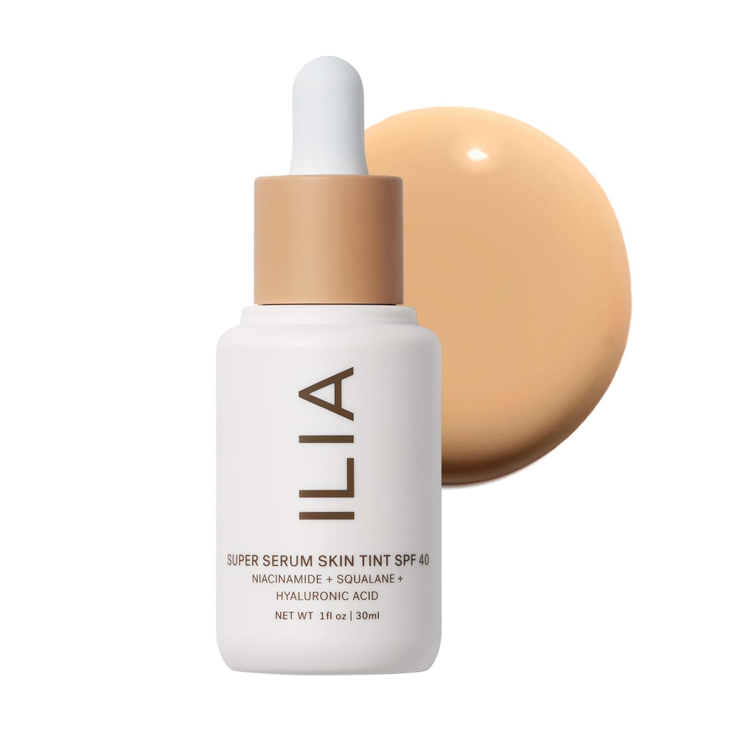 ILIA - Super Serum Skin Tint SPF 40 (Diaz ST7, 1 fl oz | 30 ml)