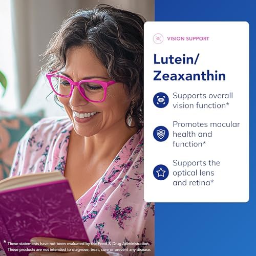 Pure Encapsulations Lutein & Zeaxanthin - Supports Overall Vision* - Maintains Macular Pigment & Eye Health* - Antioxidant Support* - Vegan-Friendly & Non-GMO - 60 Capsules | Supplement to Support Overall Vision Function and the Macula*, Supports Optical…