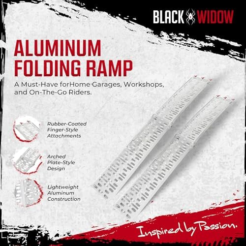 Black Widow 7' 5" ATV Loading Ramps 1,500 lb Cap