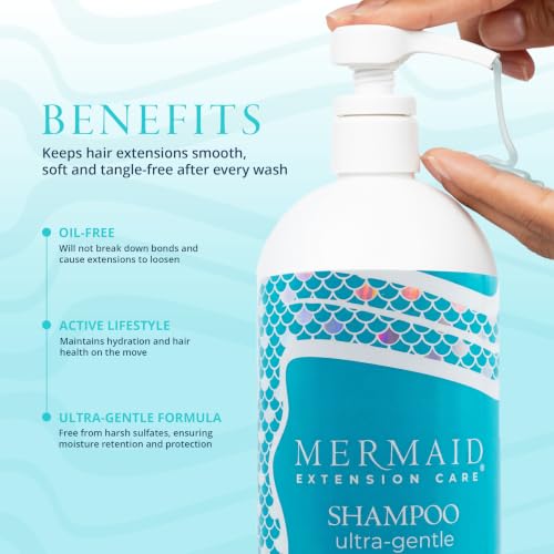 Shampoo for Hair Extensions, Sulfate-Free, 32 Fl Oz