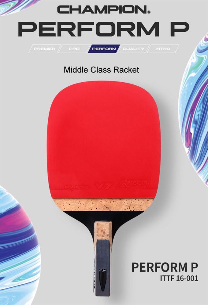 Champion Perform-P Middle Class Penholder Table Tennis Racket Ping Pong Racket