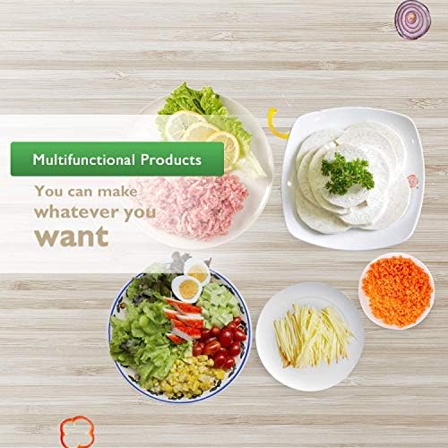 Electric Cheese Grater and Slicer Shredder for Kitchen, 150W 5 Cones | Salad Maker Grates slices shreds cheese vegetables fruits nuts