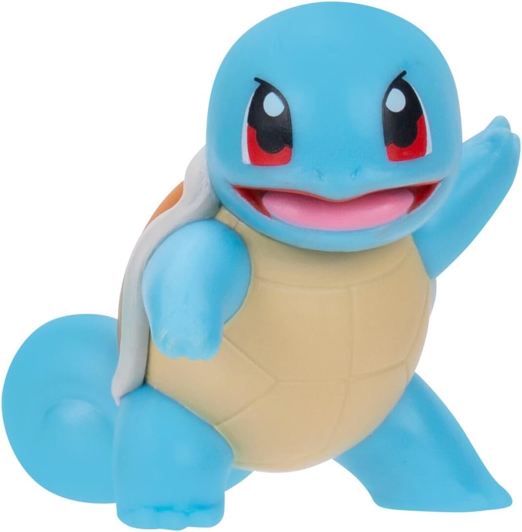 Pokémon Fire and Water Battle Pack - Includes 4.5 Inch Flame Action Charizard and 2" Squirtle Action Figures - Amazon Exclsuive