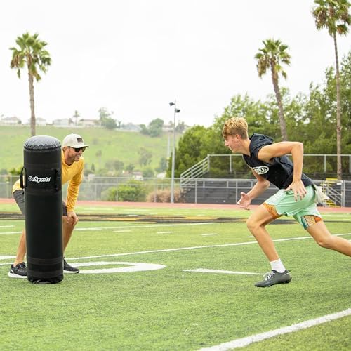 GoSports Heavy Duty Football Tackling Dummy – Training Equipment for Youth & College Football Practice – 4 ft XL Blocking Pad for Sports &