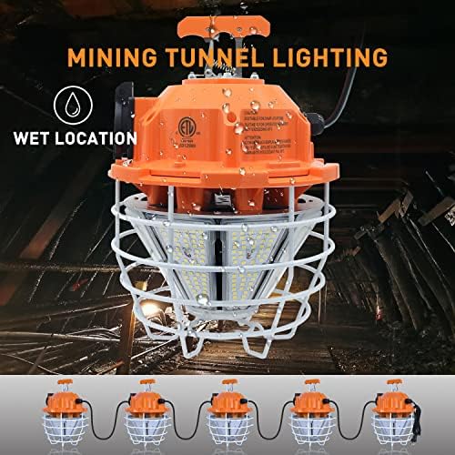 NS 150W LED Temporary Work Light, 24750LM Linkable Daylight White 5