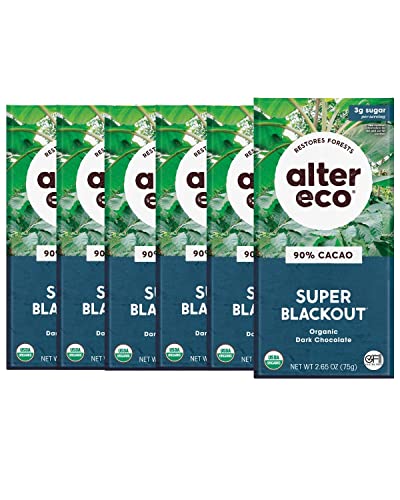 Alter Eco, Bar Chocolate Dark Super Blackout Organic, 2.65 Ounce