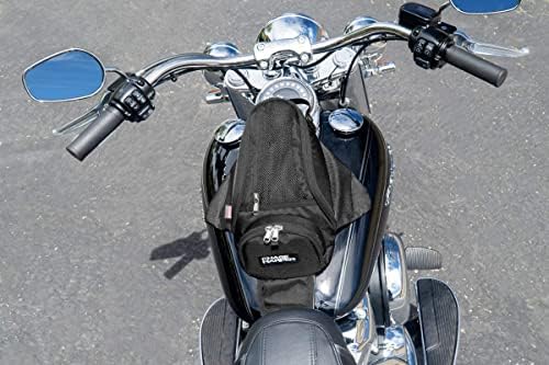 1602M Black Manta X2 Magnetic Tank Bag - Water-Resistant, Tear-Resistant, Industrial Grade Ballistic Nylon with Anti-Scratch Rubberized Polymer Bottom