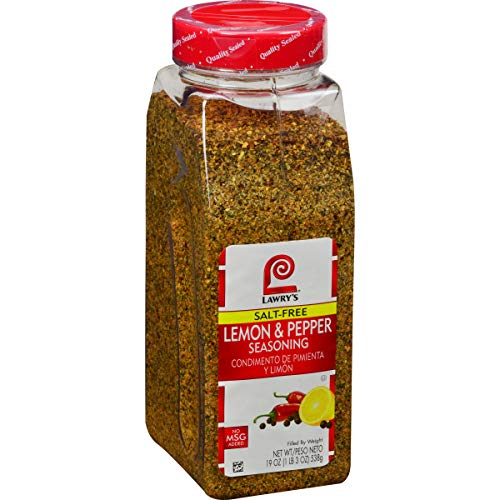 Lawry's Garlic & Herb Seasoning, 20 oz - One 20 Ounce Container of Garlic and Herb Seasoning Blend of Garlic, Rosemary, Basil, and Citrus Perfect for Seafood, Beef, and Poultry