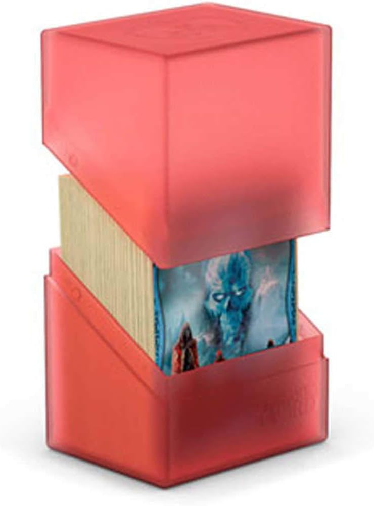 Ultimate Guard Boulder 100+ Classic, Deck Case for 100 Double-Sleeved TCG Cards, Emerald, Secure & Durable Storage for Trading Card Games, Soft-Touch Finish