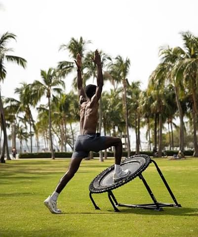 350 Plyometric Rebounder Bundle (Trampoline + PlyoFit PRO Adapter) | 39" | Toning Ball Included