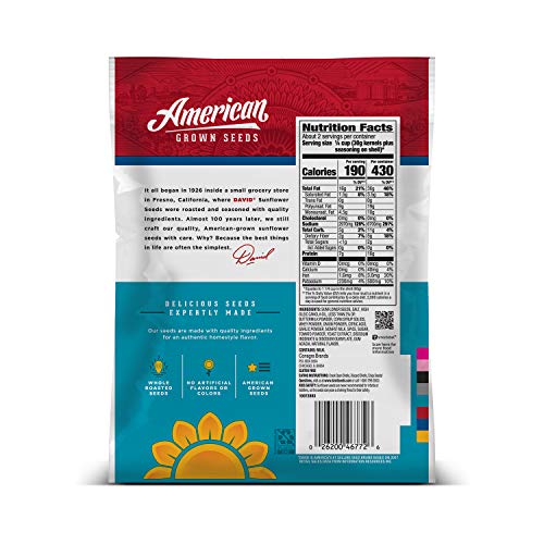 DAVID Jumbo Sunflower Seeds, Ranch Flavor, 5.25 oz.