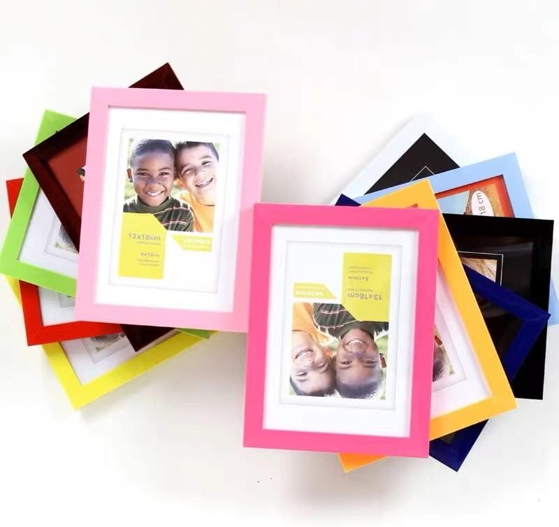 6x8 inch Picture Frame Made of 100% Solid Wood and High Definition PlexiGlass Display Pictures for Table Top Display and Wall Mounting Photo Frame