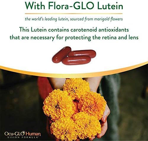 Ocu-GLO Human Vision Formula Eye Health Support Capsules, 90 Count
