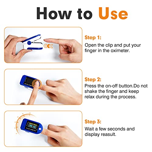easy@Home Fingertip Pulse Oximeter (Not for Medical Use) EHP050