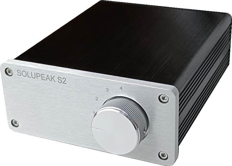 U31 3 Way RCA Audio Switcher, Stereo Audio Switch Selector Box
